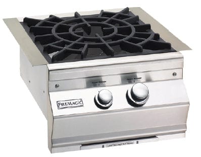 Fire Magic Classic Built-In Natural GAS Power Burner w/ Stainless Steel Grid - 19-KB1N-0 - Fire Magic Grills